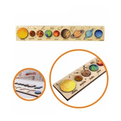 ANKEBUT 30008 GÜNEŞ SİSTEMİ RENKLİ PUZZLE 9 PRÇ