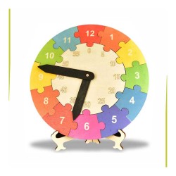 ANKEBUT 30077 SAATLERİ ÖĞRENİYORUM RENKLİ PUZZLE