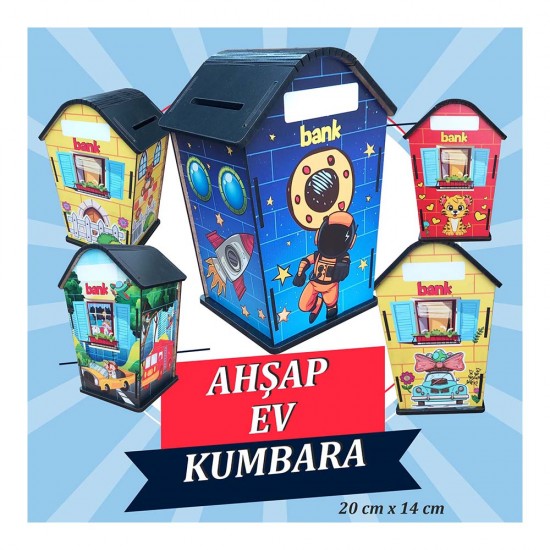 ANKEBUT 32996 AHŞAP EV KUMBARA