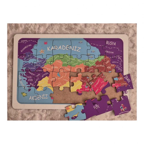 ANKEBUT 33566 TÜRKİYE HARİTASI 24 PARÇA PUZZLE