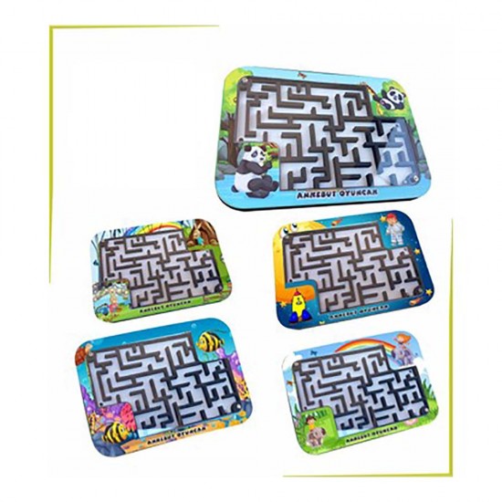 ANKEBUT 33634 SEVİMLİ HAYVANLAR LABİRENT BULMACA