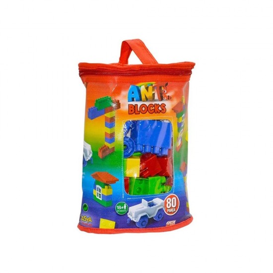 ASYA ANT081 BLOCKS 80 PARÇA ÇANTALI
