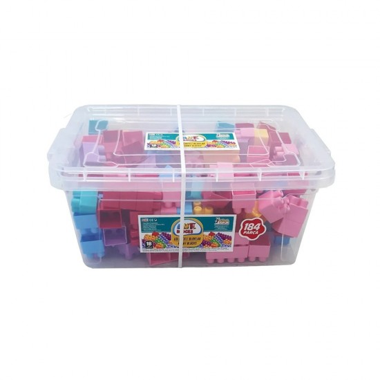 ASYA ANT BLOCKS 184 PARÇA PEMBE