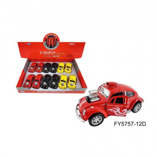 KİDMAR FY5757-12D METAL ÇEK BIRAK 5 Lİ ARABA