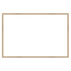 PANDA 226 45X60 NATURELYAZI TAHTASI AHŞAP ÇERÇEVE