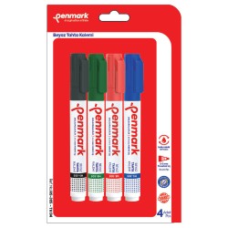 PENMARK HS305 TK04 BEYAZ TAHTA KALEMİ 4LÜ BLS