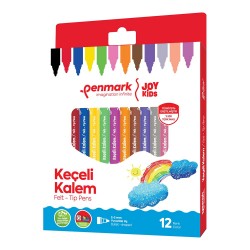 PENMARK HS705 12 SÜPER YIKANABİLİR KEÇELİ KALEM 12Lİ SET