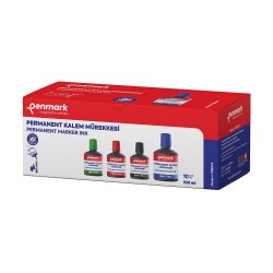 PENMARK HS109 02 PERMANENT KALEM MÜREKKEBİ 100ML MAVİ