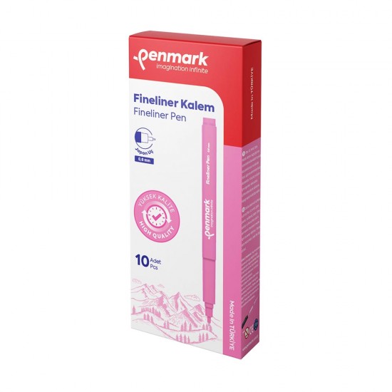 PENMARK HS800 05 FİNELİNER KALEM 06MM JAPON UÇ PEMBE