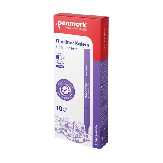 PENMARK HS800 07 FİNELİNER KALEM 06MM JAPON UÇ MENEKŞE