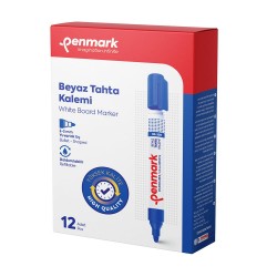 PENMARK HS1100-02 BEYAZ TAHTA KALEMİ ECOPLUS MAVİ