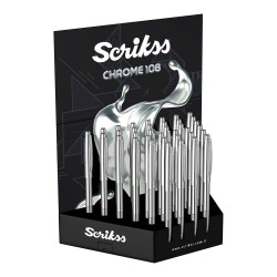 SCRİKSS 108 KROM TÜKENMEZ KALEM 36LI STN