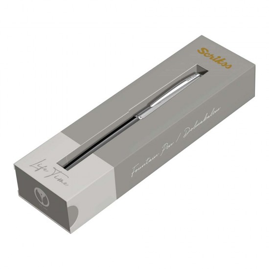 SCRİKSS 78 DOLMAKALEM SİYAH ŞEFFAF KUTU