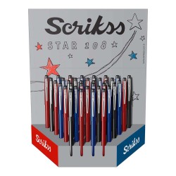 SCRİKSS 108 STAR TÜKENMEZ KALEM 36LI STN