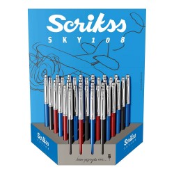 SCRİKSS 108 SKY TÜKENMEZ KALEM 36LI STN