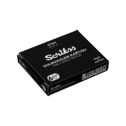 SCRİKSS DOLMAKALEM KARTUŞU 10 6LI SİYAH