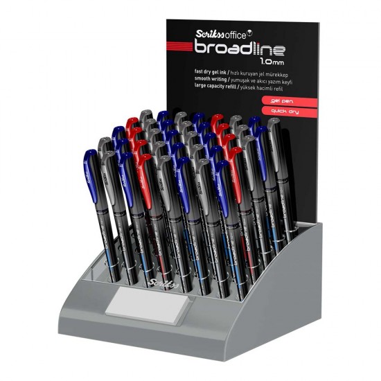 SCRİKSS BROADLİNE JEL KALEM 40LI STN