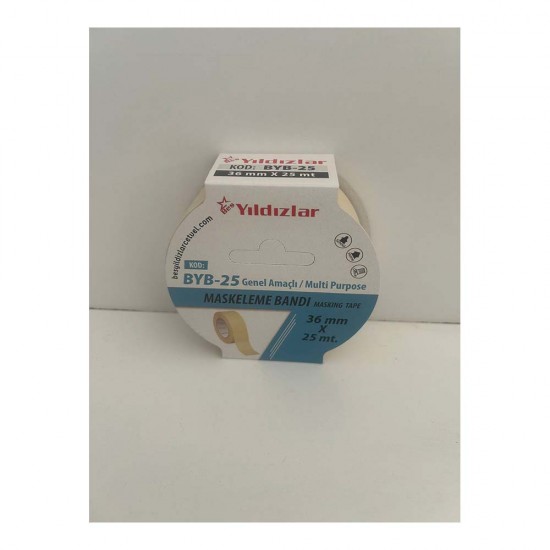 YILDIZLAR BYB-25 MASKELEME BANDI 36X25M
