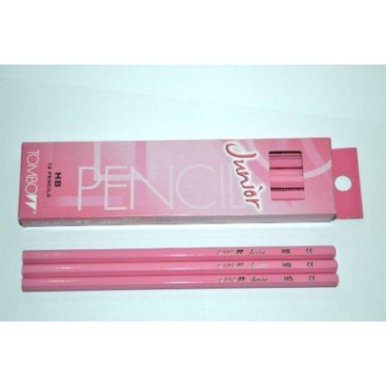 TOMBOW JUNİOR KURŞUN KALEM HB PEMBE KT 12Lİ NET