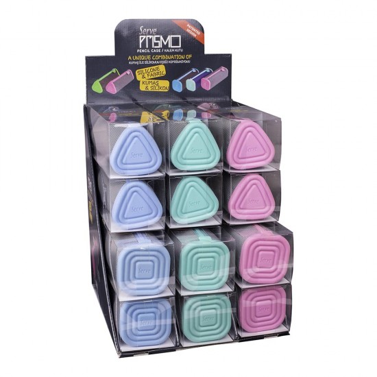 SERVE PRISMO SL-PLY KALEM ÇANTASI KARMA PASTEL