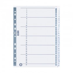 SERVE 5327 SEPERATÖR 1-31 RAKAM ŞEFFAF