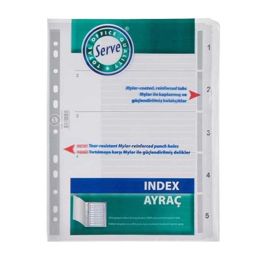 SERVE 6305 SEPERATÖR 1-5 RAKAM