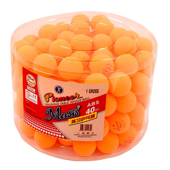 PİONEER PPT02 PİNPON TOPU TURUNCU 144LÜ KT