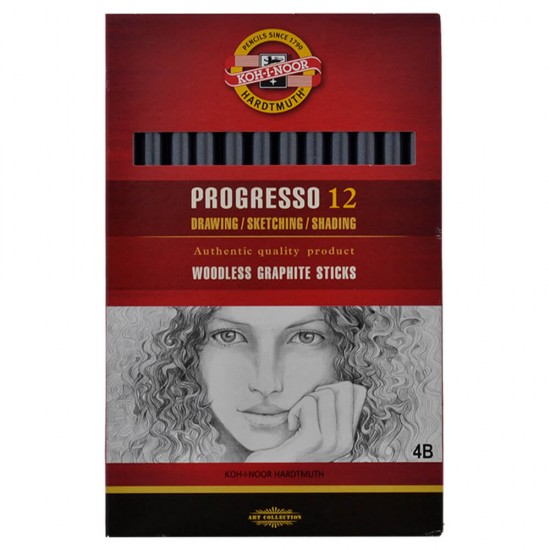 KOH-İ NOOR 8911 WOODLESS GRAPHITE PENCIL 4B