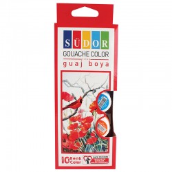 SÜDOR SD522 GUAJ BOYA 20ML ŞİŞE 10 RENK TK