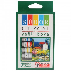 SÜDOR SD721 YAĞLI BOYA 8.5ML 7Lİ TAKIM