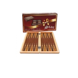 STAR 1020098 TAVLA TK MASİF CEVİZ KAPLAMA BÜYÜK BOY