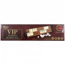 STAR 1010464 OKEY TAKIMI VIP AHŞAP AÇIK RENK