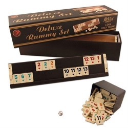 STAR 1010792 OKEY TAKIM DELUXE AHŞAP KOYU RENK