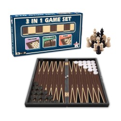 STAR 1063620 TAVLA TK AHŞAP DAMA SATRANÇ