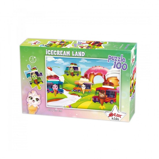STAR 1101315 PUZZLE 100 PRÇ DONDURMA ÜLKESİ