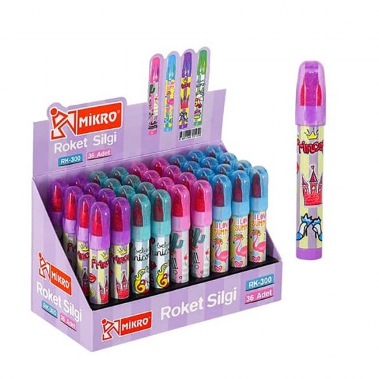 MİKRO RK300 ROKET SİLGİ 36LI KT
