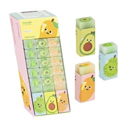 MİKRO E2112 FRUİT SİLGİ 24LÜ KT