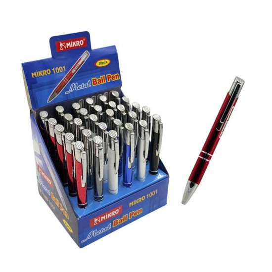 MİKRO 1001-30 STANDLI METAL TÜKENMEZ KALEM