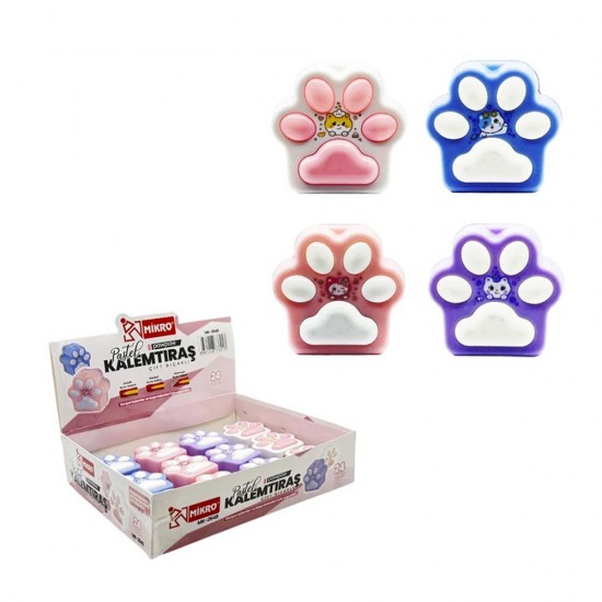 MİKRO MK-2648 ÇİFTLİ KALEMTRAŞ PATİ PAWPAW 24LÜ KT