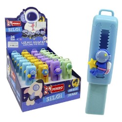 MİKRO ER2747 BASMA MEKANİZMALI SİLGİ SPACE 25Lİ KT