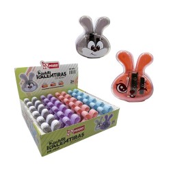 MİKRO MK-4055 KALEMTRAŞ BUNNY ÇİFT  BIÇAKLI