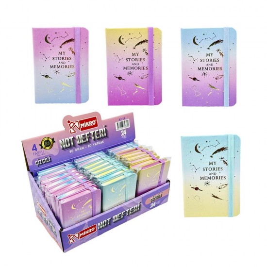 MİKRO A-714 NOT DEFTERİ MY STORİES A7 80 YP