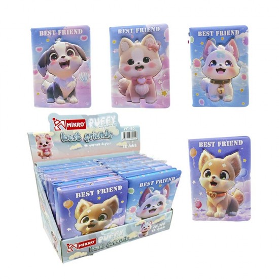 MİKRO PF-150 PUFFY BEST FRİENDS NOT DEFTERİ