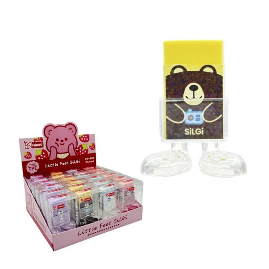 MİKRO ER-808 LİTTLE FEET SİLGİ 24LÜ KT