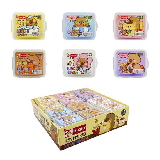 MİKRO HS29 LUCKY BARA HAMUR SİLGİ 36LI KT