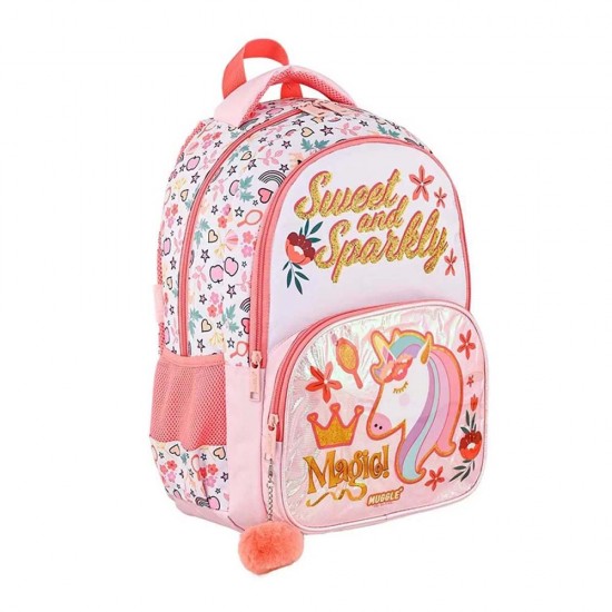 MİKRO MUGGLE MU-9046 SWEET AND SPARKLY KOLEKSİYONU İLKOKUL ÇANTASI