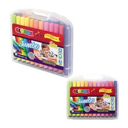 GLOBOX 1517 JUMBO ÜÇGEN KEÇELİ KALEM 24LÜ