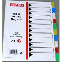 GLOBOX 6752 PP SEPARETÖR 2*6 RENK