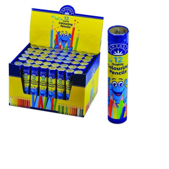 FANTASİA 24038 KURUBOYA 12 RENK METAL TÜP