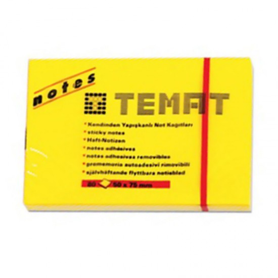 TEMAT 11356 YAP.NOT KAĞIDI 50X75 SARI